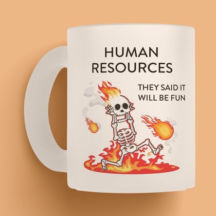 Cană mată personalizată cu text - Fun