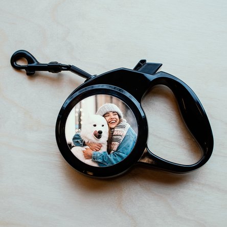 Lesă de câini personalizată cu două poze