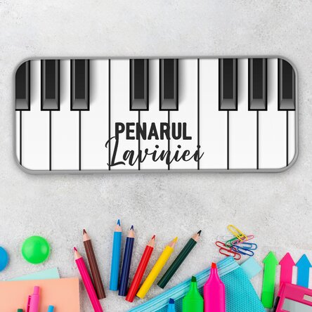 Penar personalizat cu text - Pian
