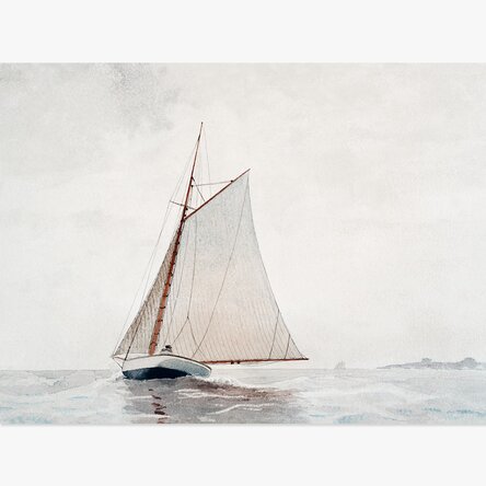 Poster landscape - Winslow Homer - Plecând in largul Gloucester 1880