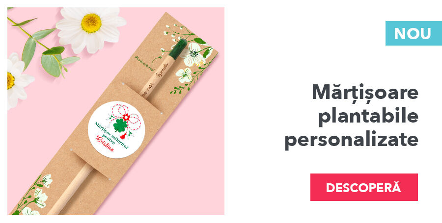 Mărțișoare plantabile