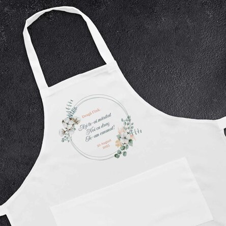 Șorț personalizat cu mesaj - Dezgătit Mireasă