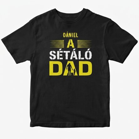 Egyedi pamut póló szöveggel - The Walking Dad