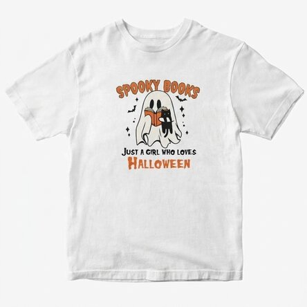 Custom cotton T-shirt with text - Booooks