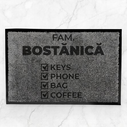 Customised indoor entrance mat - List