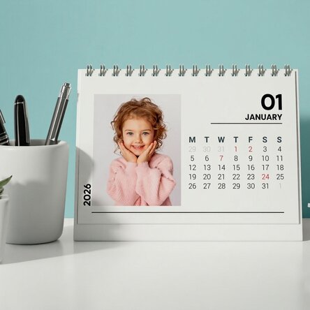 Personalised desk calendars
