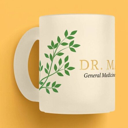 Personalised mug with text - Golden Doctor