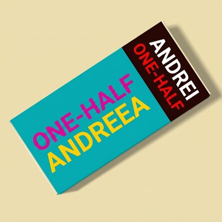 Personalised chocolate