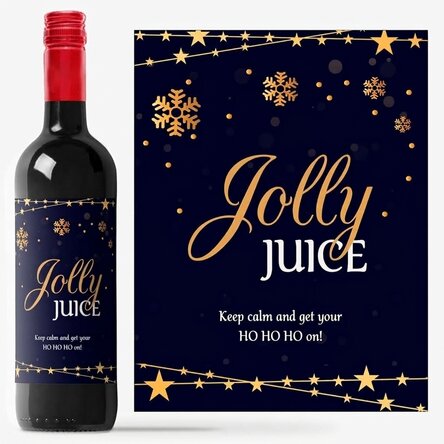 Személyre szabott bor szöveggel - Jolly juice