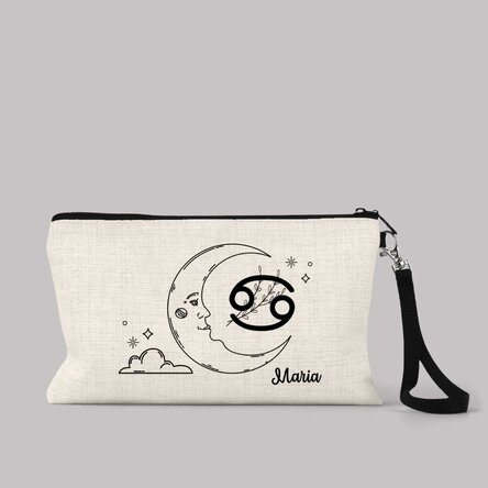 Trusă make-up personalizată cu text - Zodia Rac