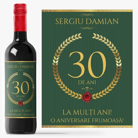 Vin personalizat cu text - Special Gift