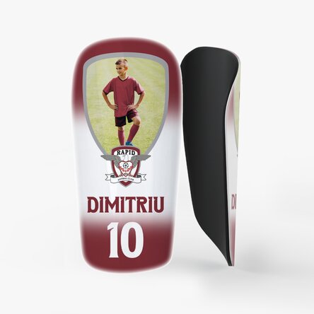 Apărători de fotbal FC Rapid personalizate cu poze și text 