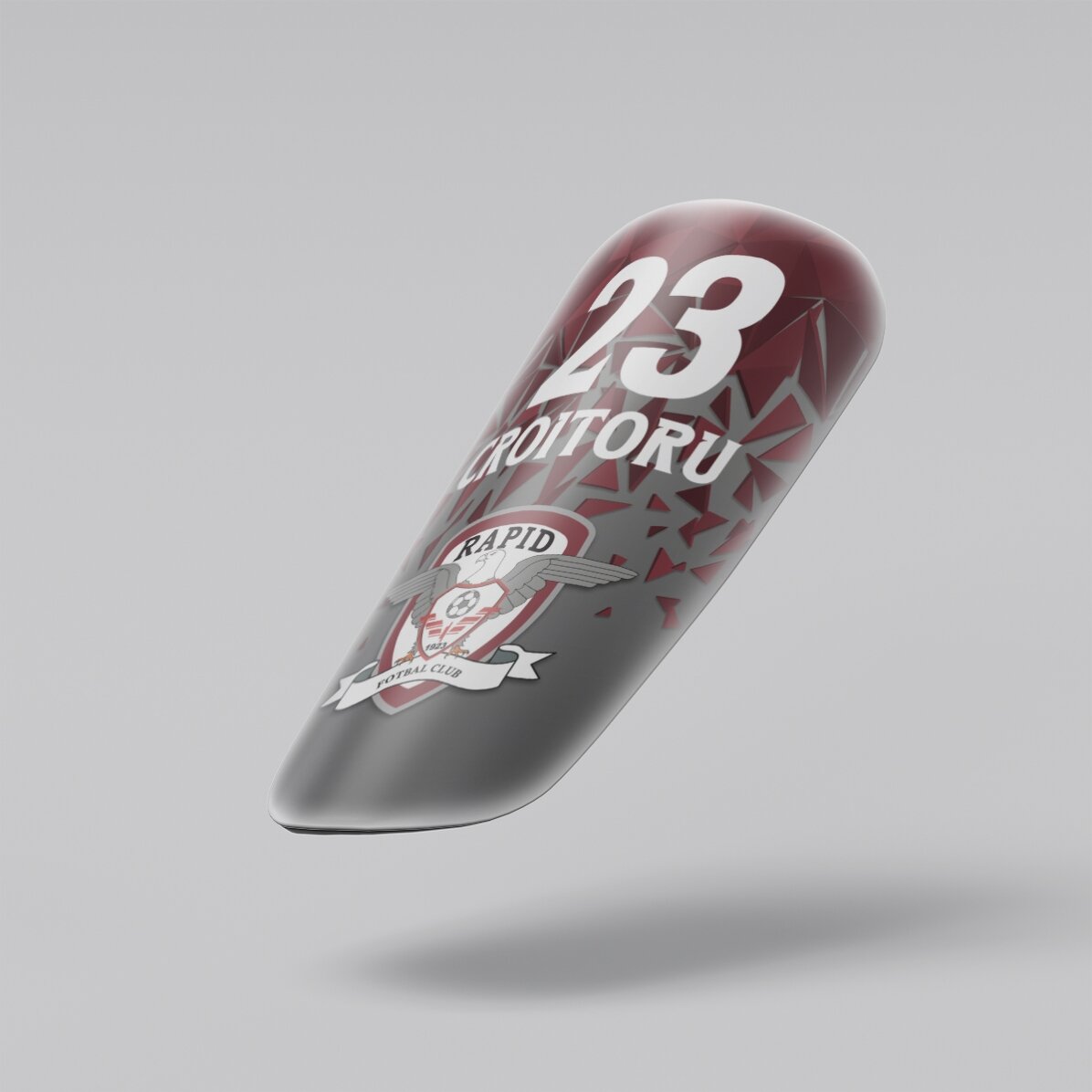 Apărători de fotbal FC Rapid personalizate cu text - Broken pieces