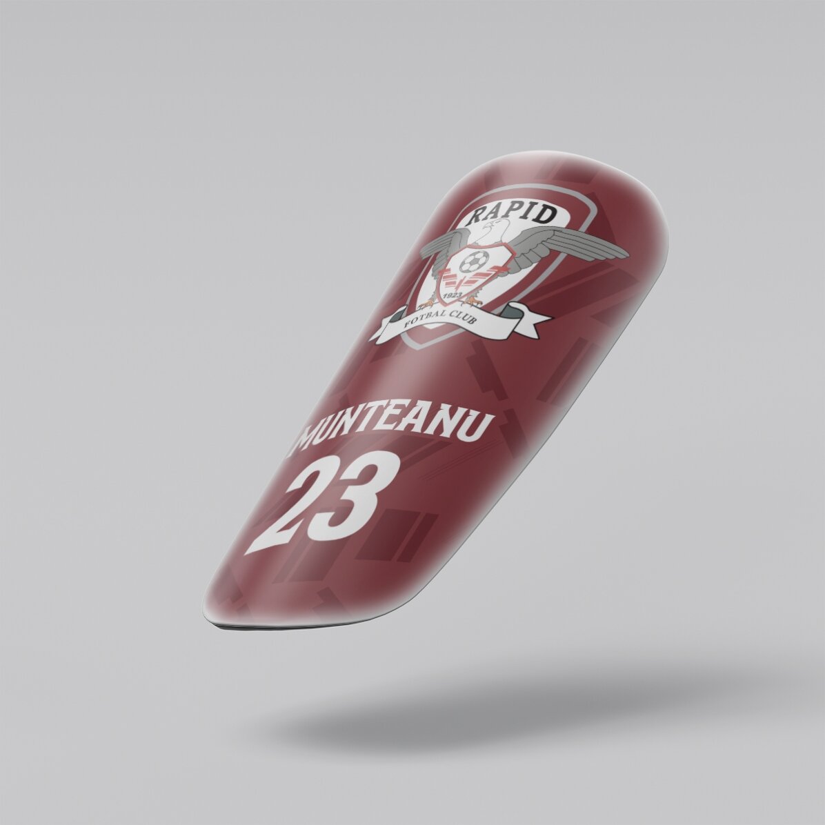 Apărători de fotbal FC Rapid personalizate cu text - Pattern 2024/2025