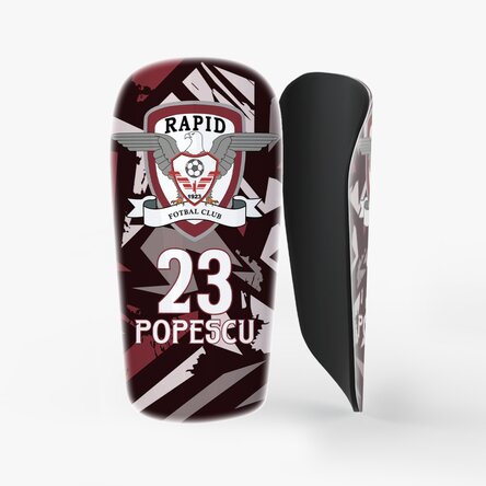 Apărători de fotbal FC Rapid personalizate cu text - Pattern