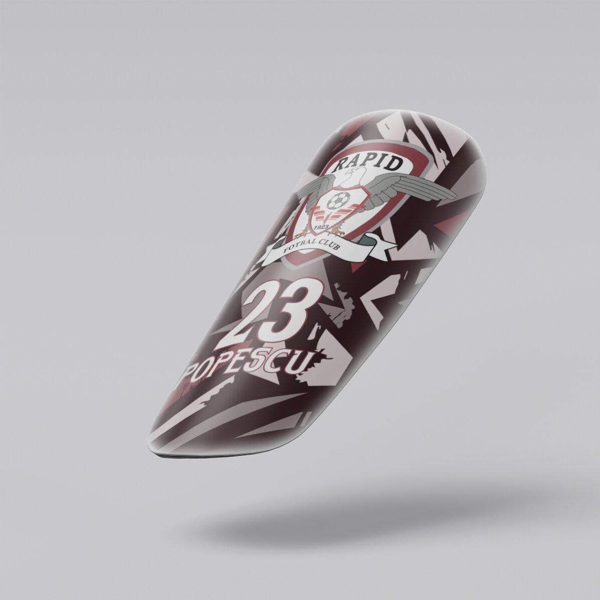 Apărători de fotbal FC Rapid personalizate cu text - Pattern