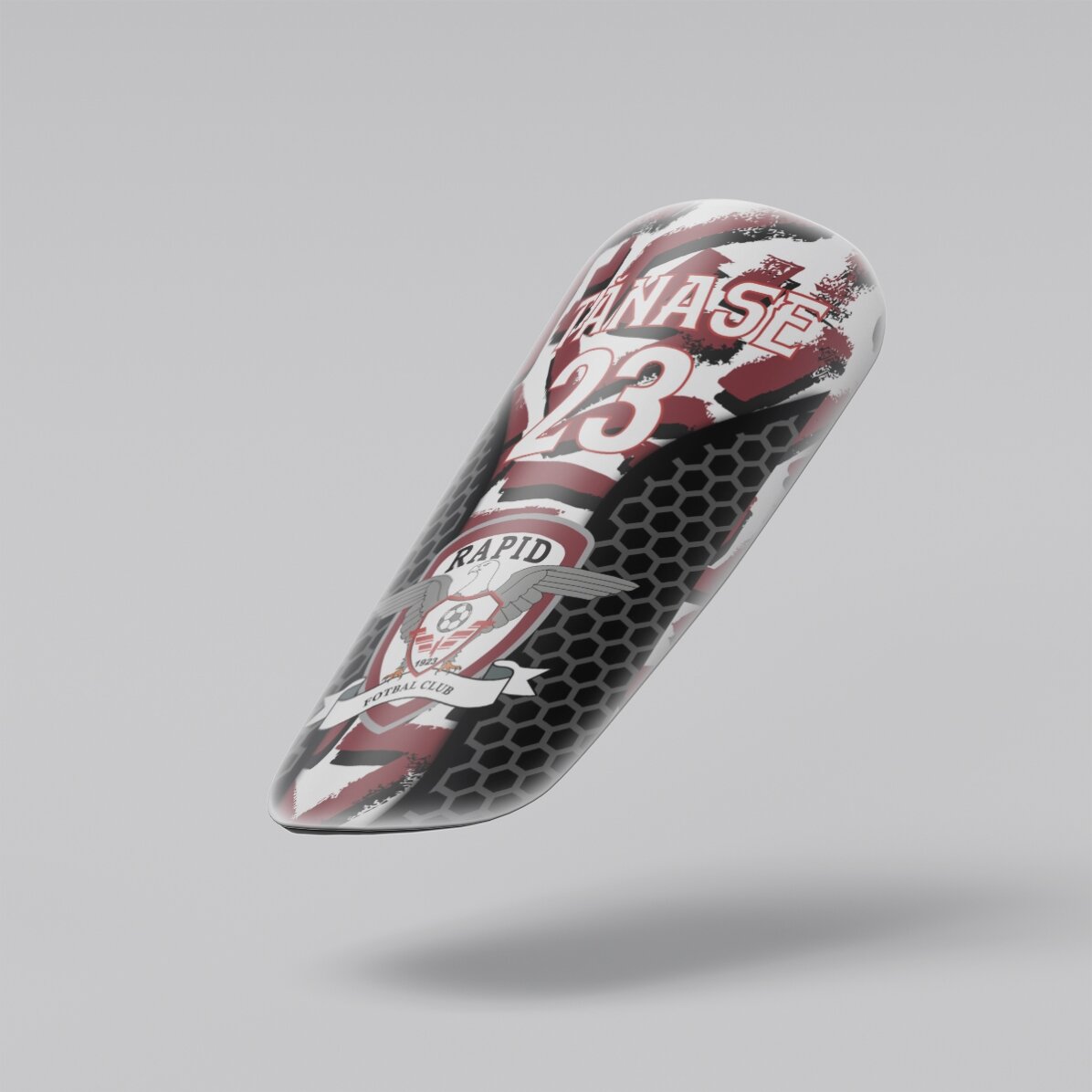 Apărători de fotbal FC Rapid personalizate cu text - Shields