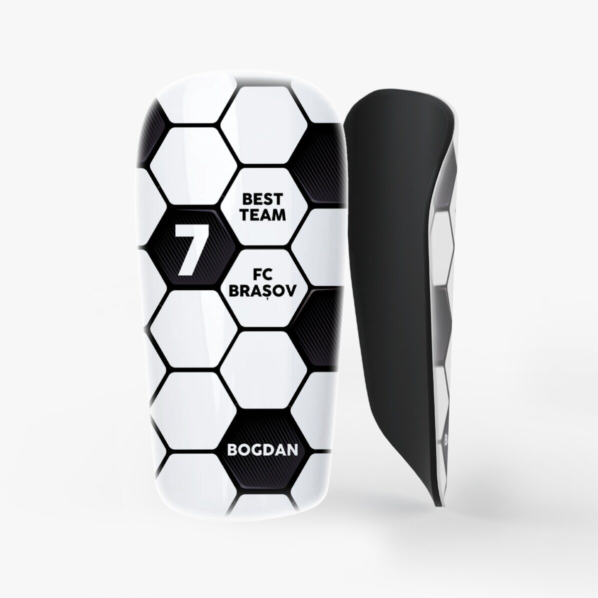 Apărători de fotbal personalizate cu poze și text