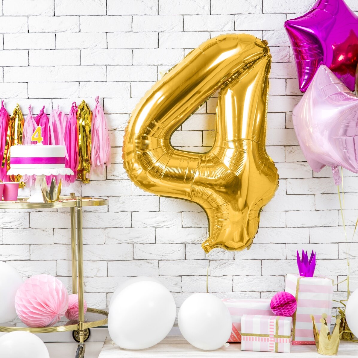 Baloane - Cifre aurii 86cm