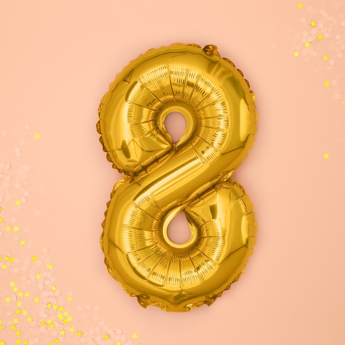 Baloane - Cifre aurii 35cm