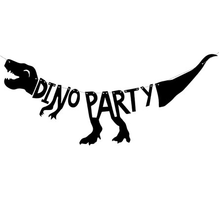 Banner Dinozaur Dino party