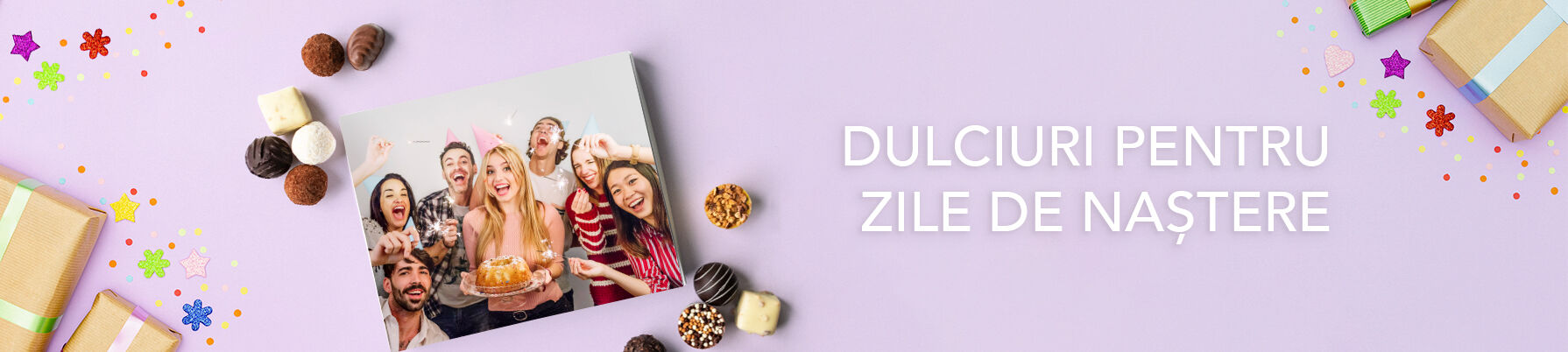 Dulciuri personalizate pentru zi de naștere