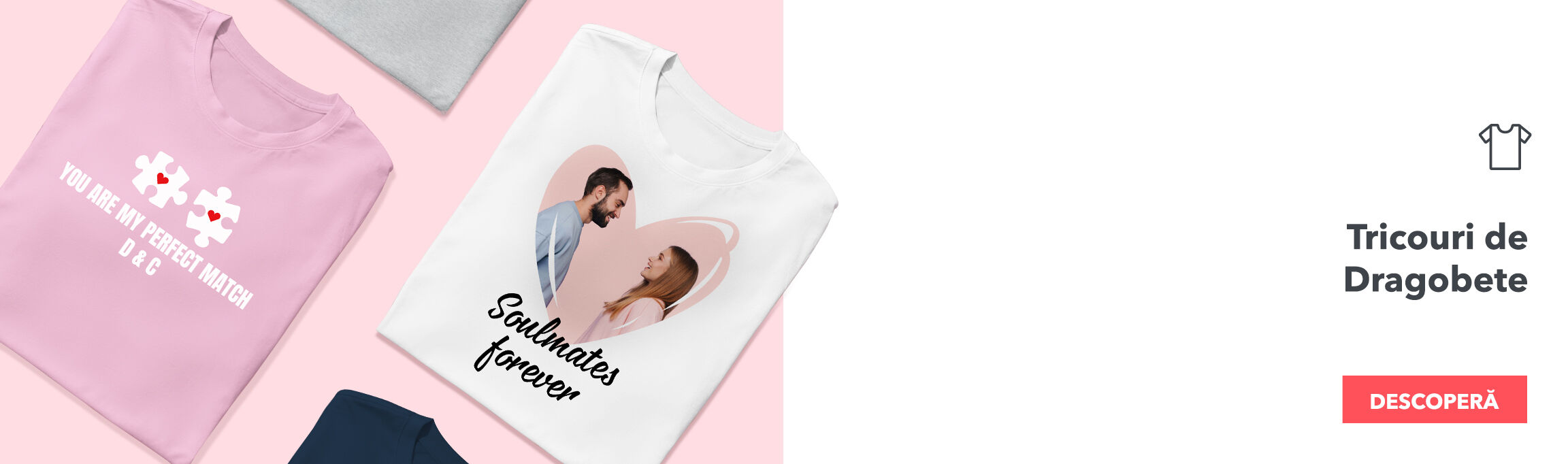 Tricouri pentru Dragobete