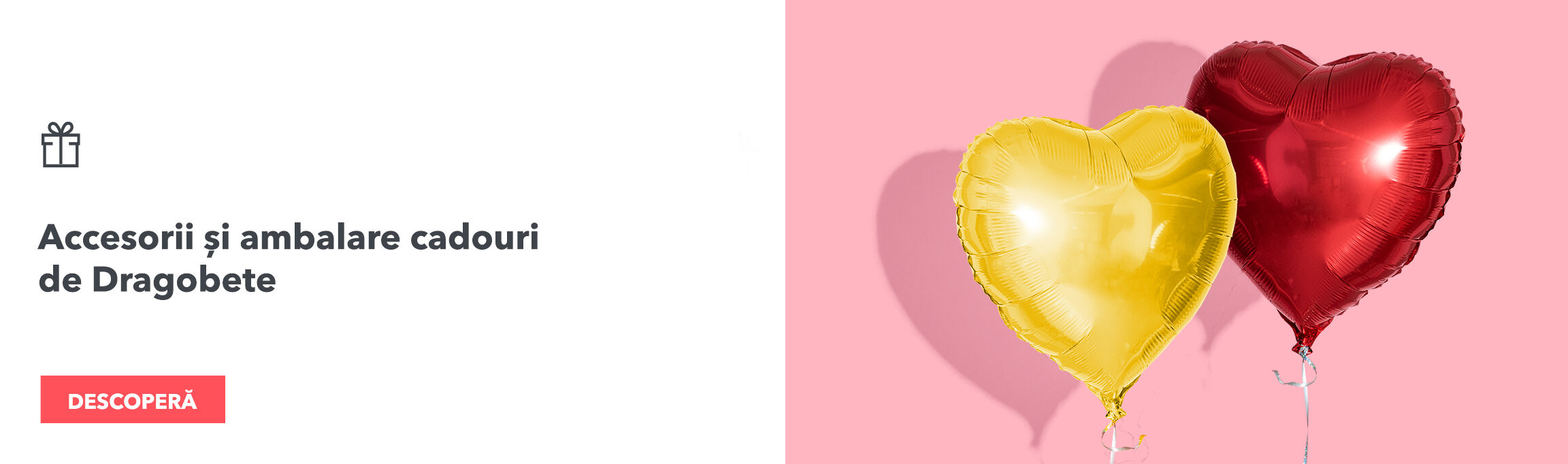 Accesorii și ambalare cadouri de Dragobete