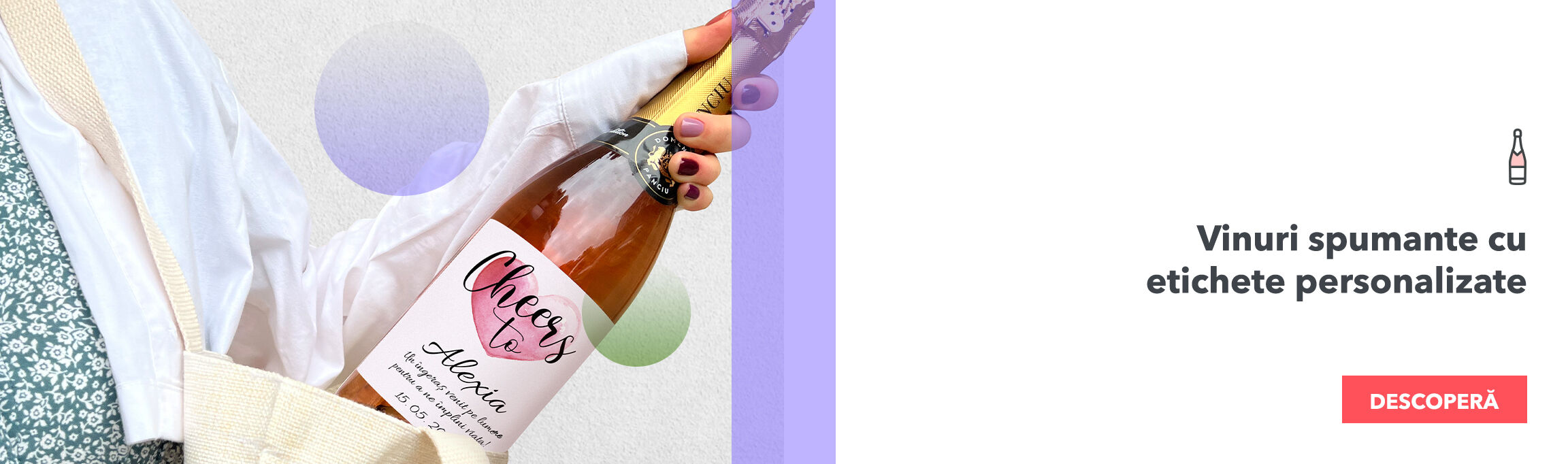 Vinuri spumante personalizate