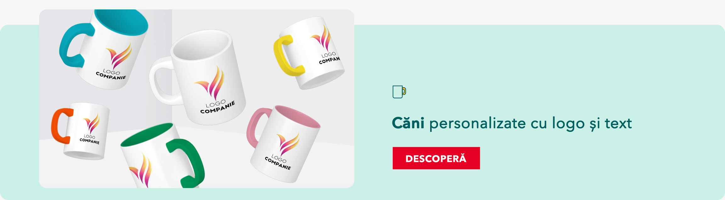 Căni personalizate corporate