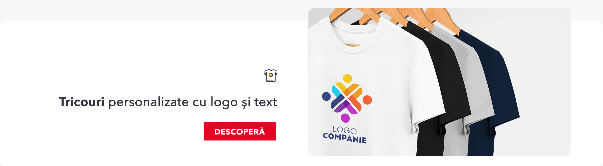 Tricouri personalizate cu logo