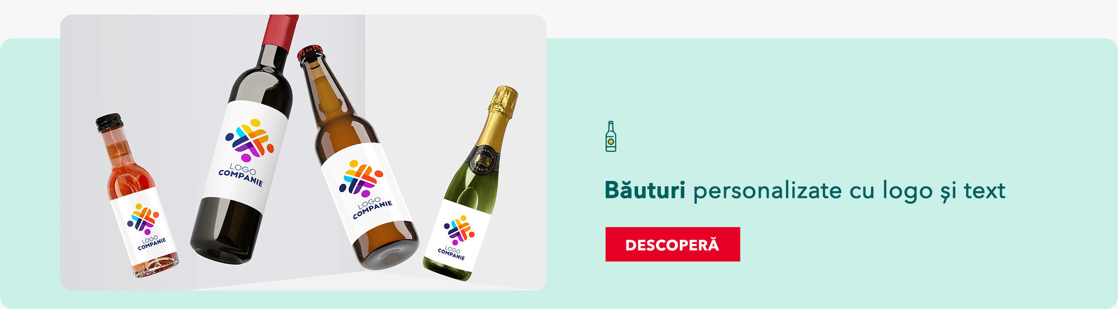 Băuturi personalizate corporate