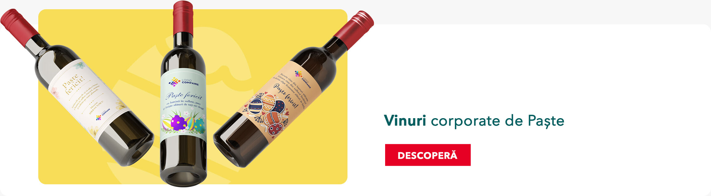 Vinuri corporate de Paște