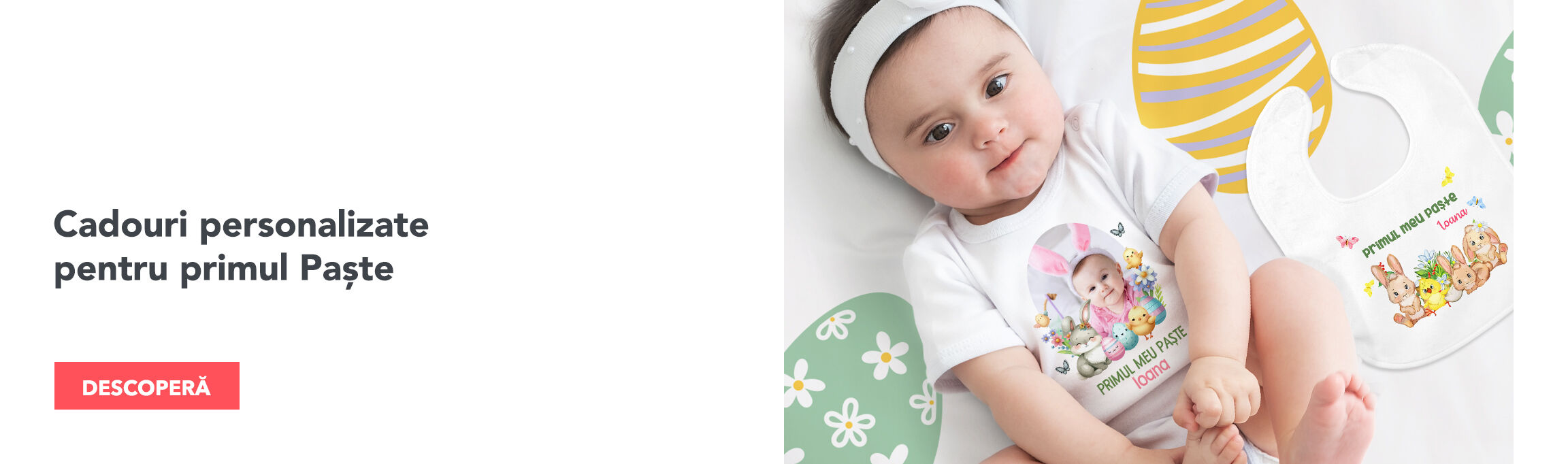 Cadouri personalizate pentru primul Paște