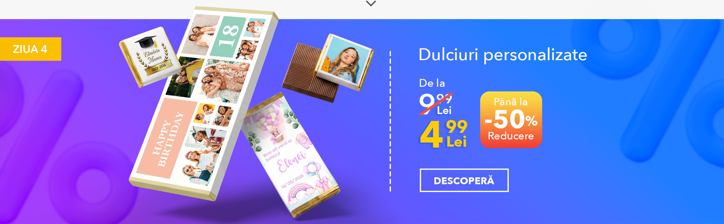 Toate dulciurile și bomboanele personalizate