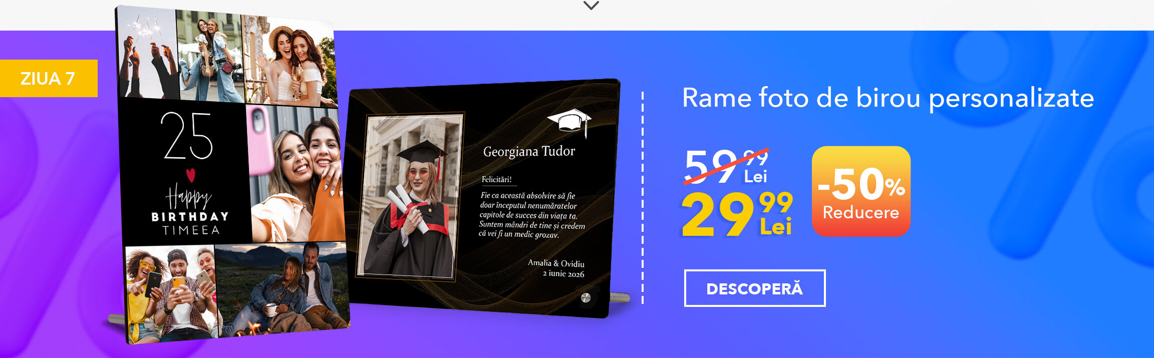 Rame foto de birou personalizate