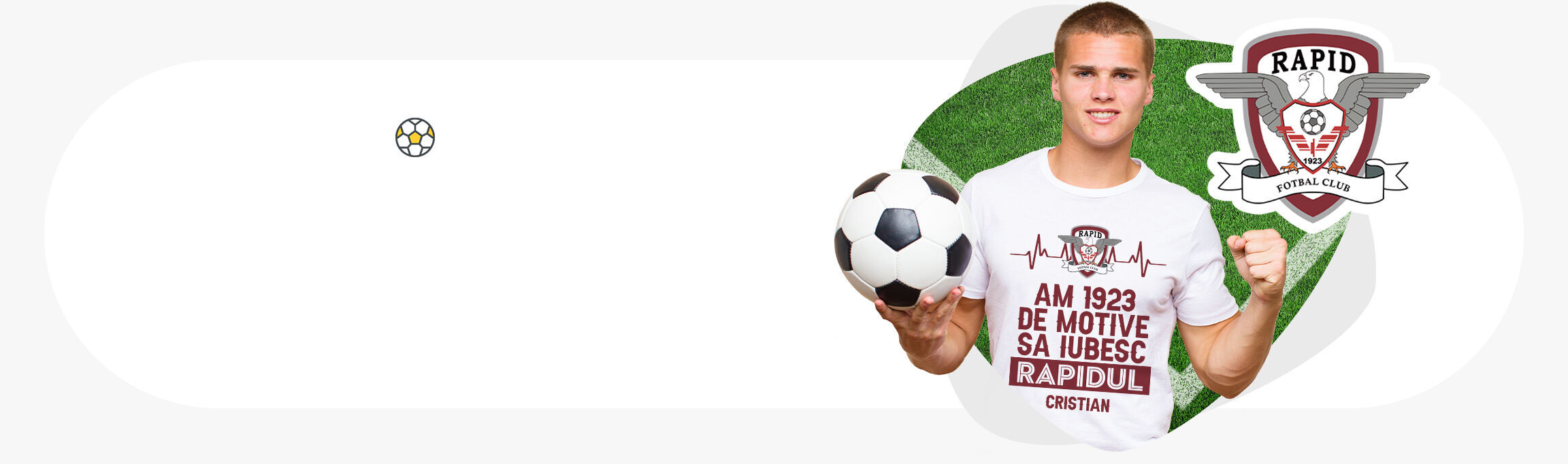 Cadouri personalizate sub licență oficială - FC Rapid 1923 București