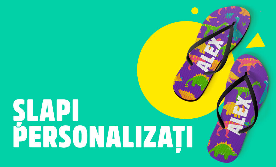 Șlapi personalizați campanie YOXO