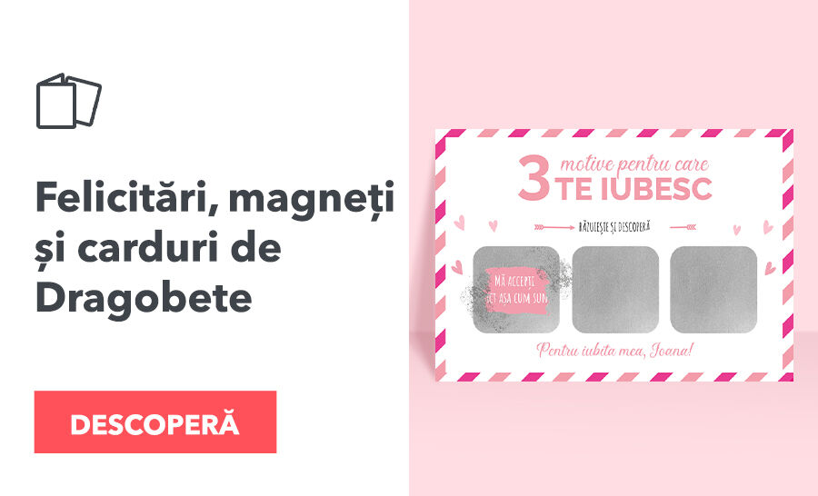 Felicitări, magneți și carduri pentru Dragobete
