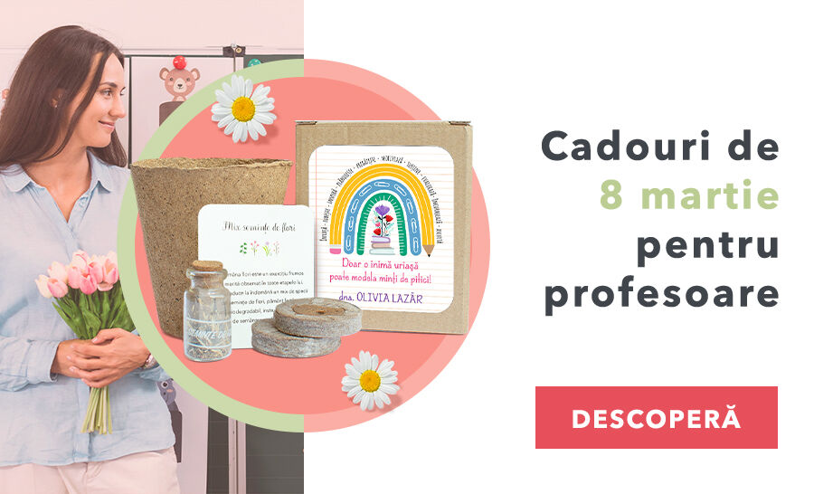 Cadouri personalizate pentru profesoare de 8 martie