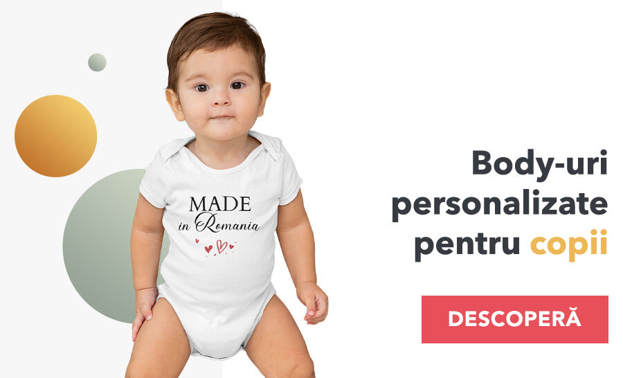 Body-uri personalizate pentru copii