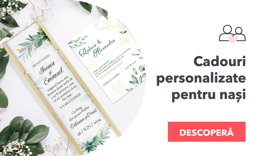 Cadouri pentru nașii de cununie