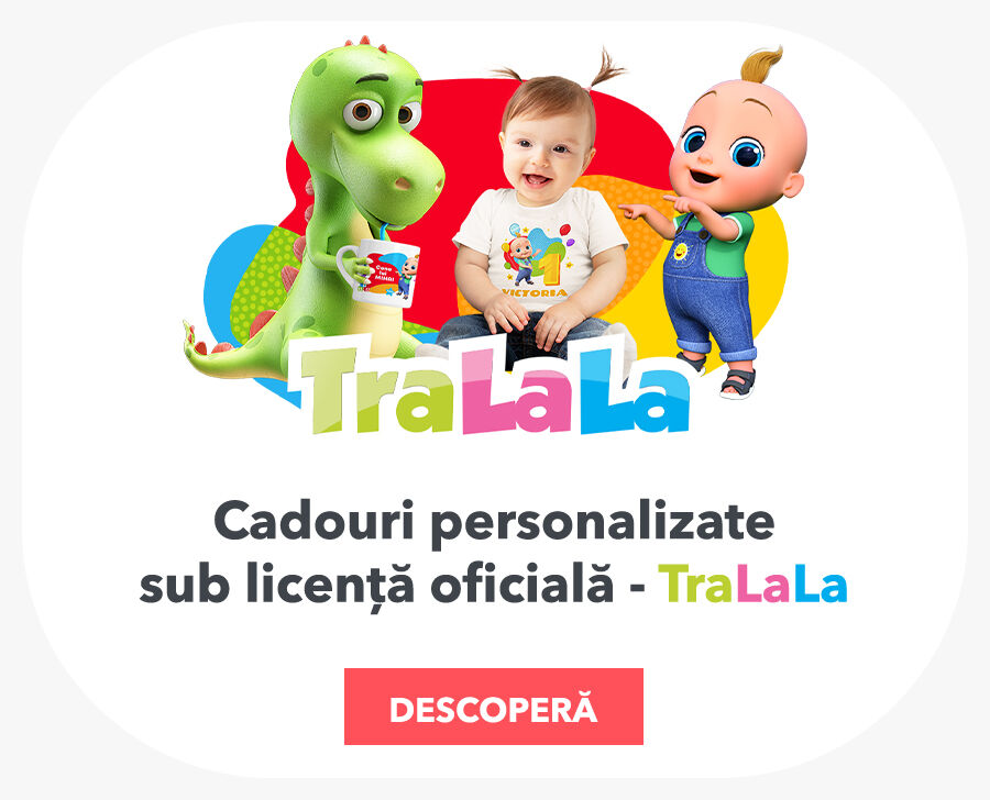 Cadouri personalizate sub licență oficială - TraLaLa