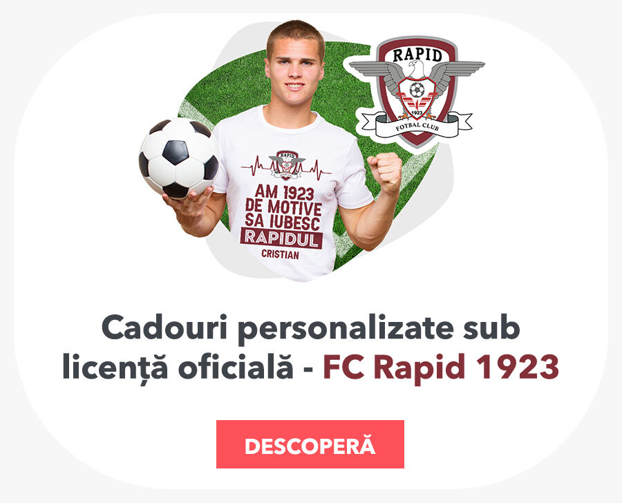 Cadouri personalizate sub licență oficială - FC Rapid 1923 București