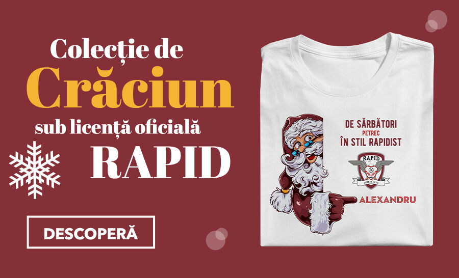 Cadouri personalizate sub licență oficială - FC Rapid 1923 București