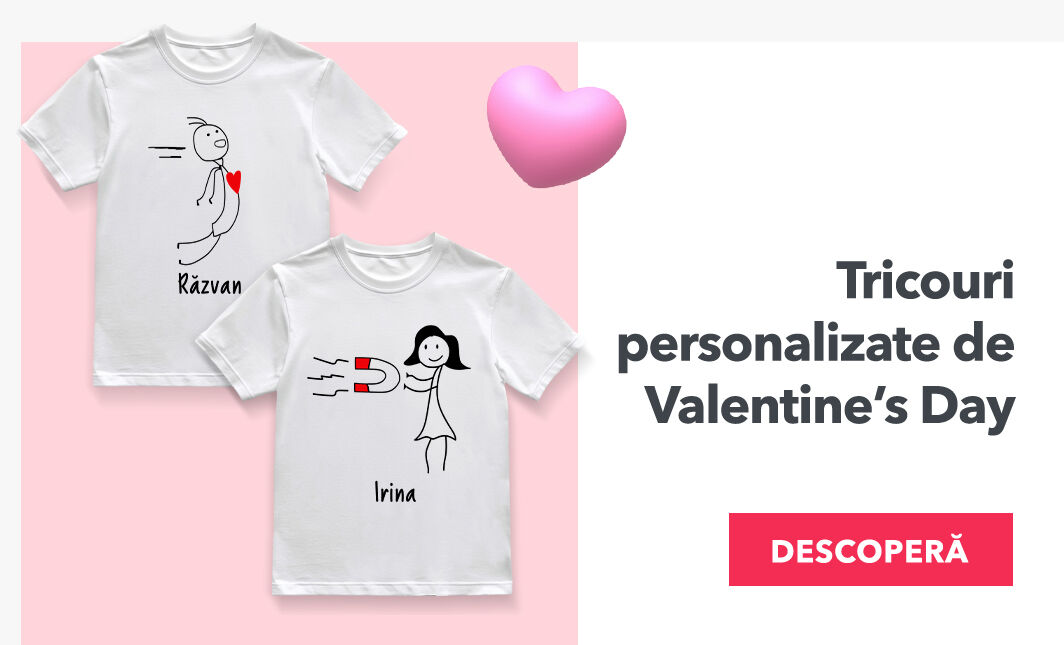 Tricouri de Valentine