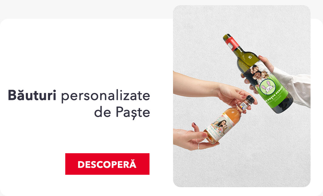 Băuturi personalizate de Paște