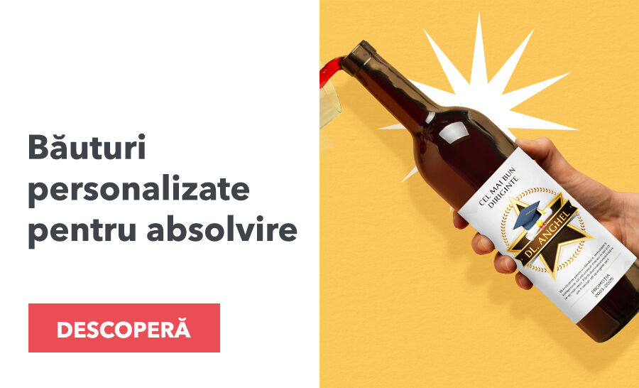 Băuturi personalizate pentru absolvire