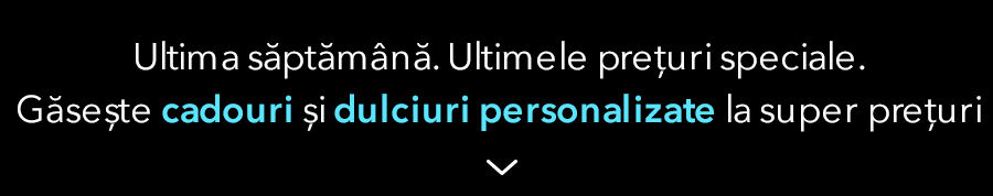 Black week -  Reduceri de până la 50% la cadourile dulci