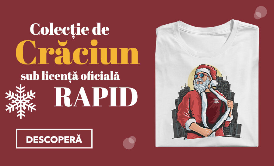 Cadouri personalizate de Crăciun sub licență oficială FC Rapid 1923